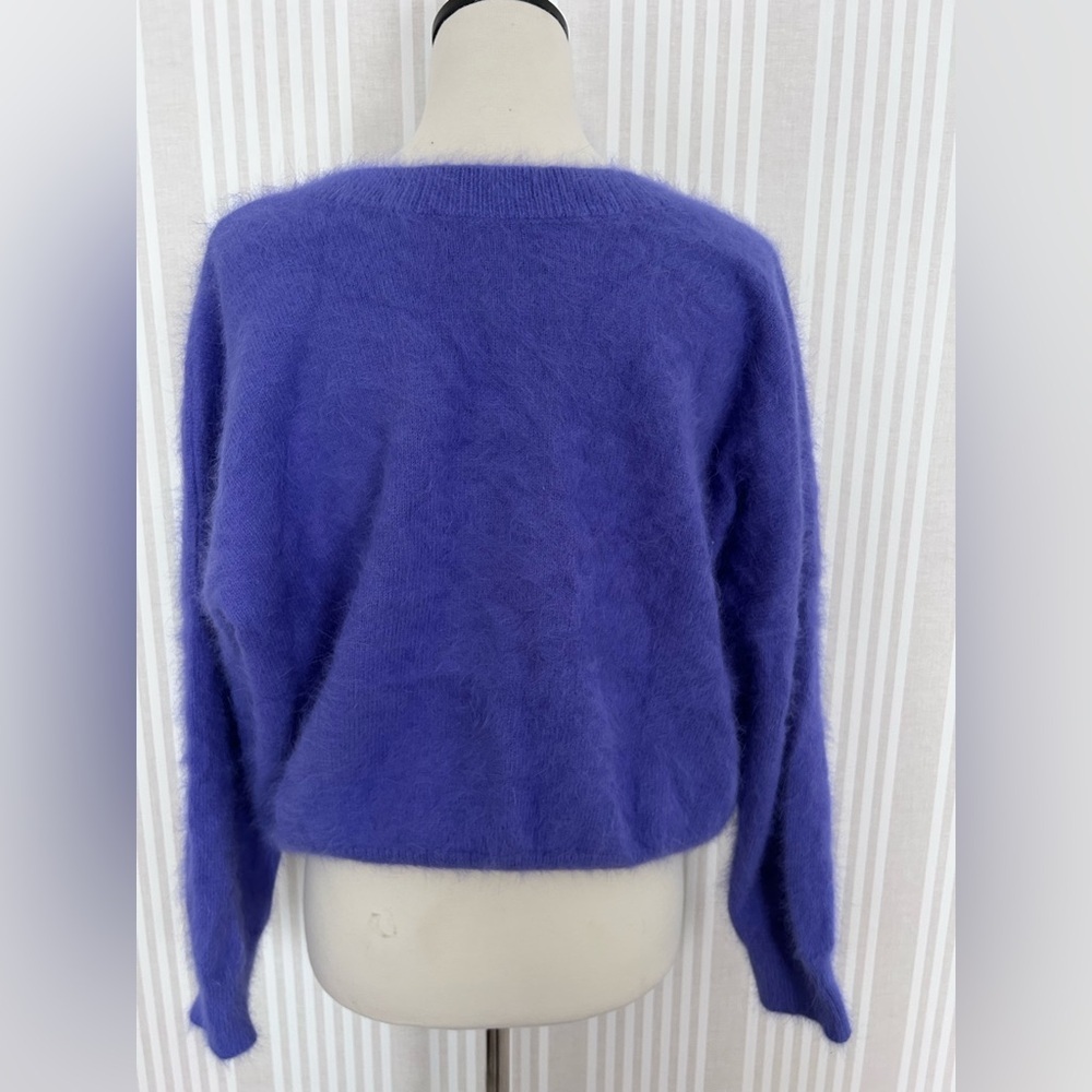 bellerose DATHE ANGORA-BLEND SWEATER Purple Women’s Size 4 Oversized - Picture 8 of 10